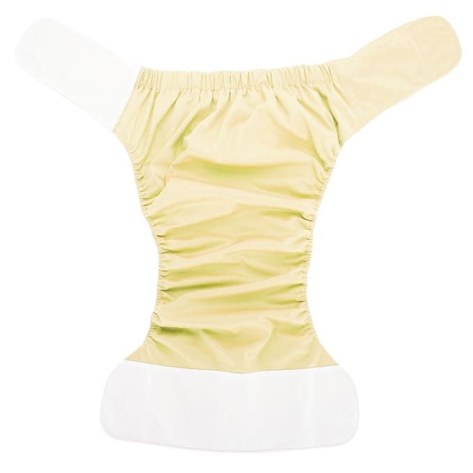 Herbruikbare wasbare, verstelbare luier voor volwassenen, grote luier, geel102 beige