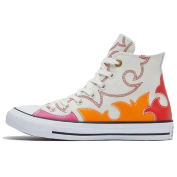 Converse Chuck Taylor All Star Le High Egret Rood Oranje 'Wit Rood' Dames 564954C 37 white