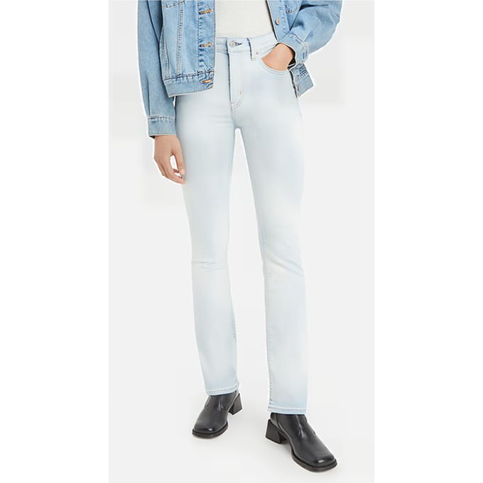 Levi's 725 Flared Jeans White Taglia: W24L32 | Pantaloni larghi Outlet | Donna | Bianco