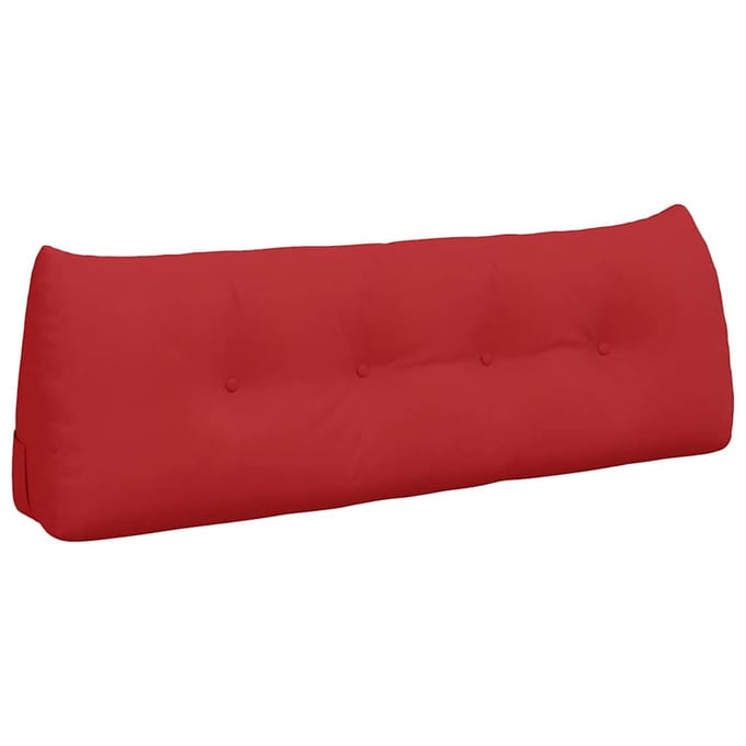 vidaXL - Rugkussen - Rood - 140 - x - 24 - x - 50 - cm - Stof