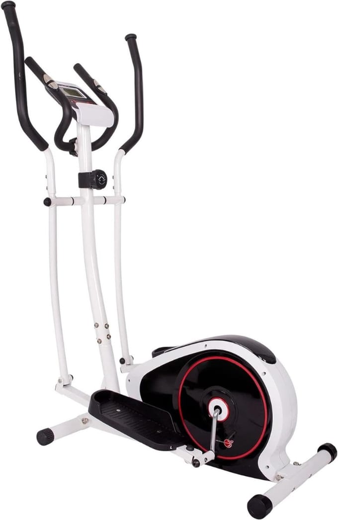 SCH® Crosstrainer - Crosstrainers - Crosstrainer Fitness - Wit - 111cm x 66cm x 152cm