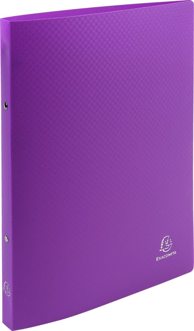 Exacompta 25x Ringband ondoorschijnende PP met 2 ringen van 15 mm - A4 - Purper - 54197SE