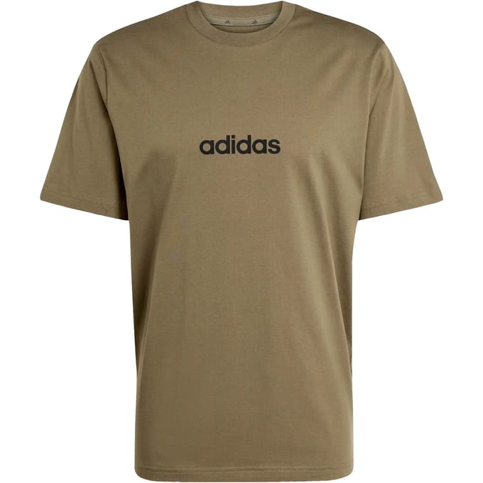 T-shirt van eenvoudige jersey adidas Essentials Linear