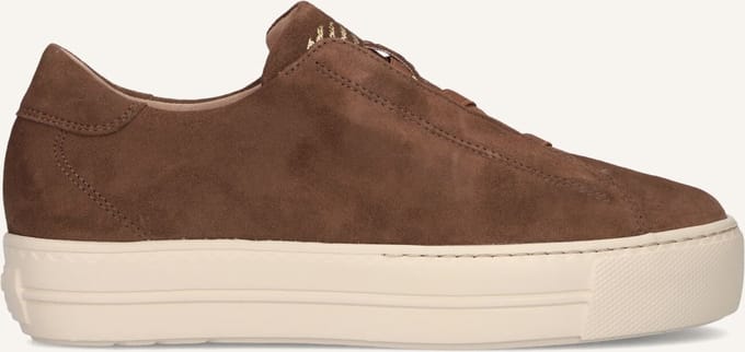 Paul Green 5529 Sneakers - Suède - Dames - Bruin - Maat 38