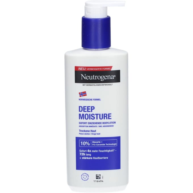Neutrogena® Noorse Formule® Deep Moisture Snel Absorberende Body Lotion 250 Lichaamsverzorging