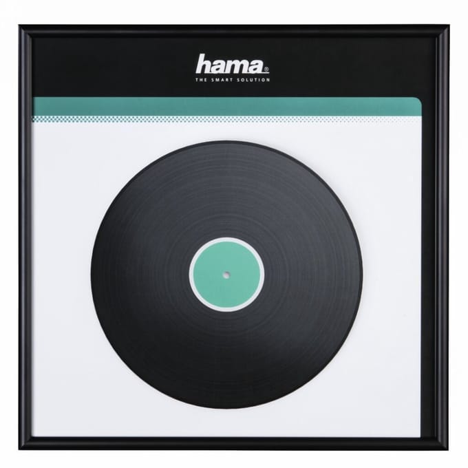 Hama 00181445 LP-cover frame, aluminium, zwart, 31,5 x 31,5 cm.