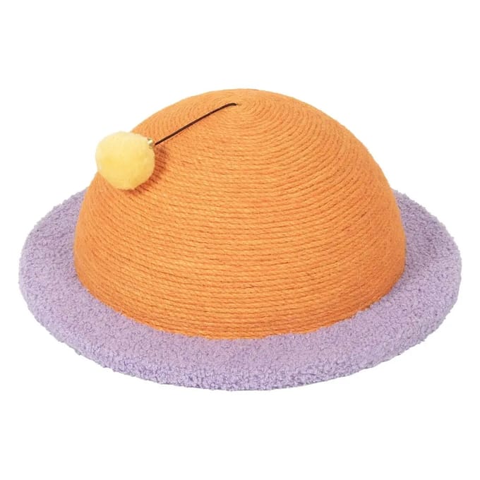 Coockoo krabelement SATURN SCRATCH voor katten 40x40x17cm oranje