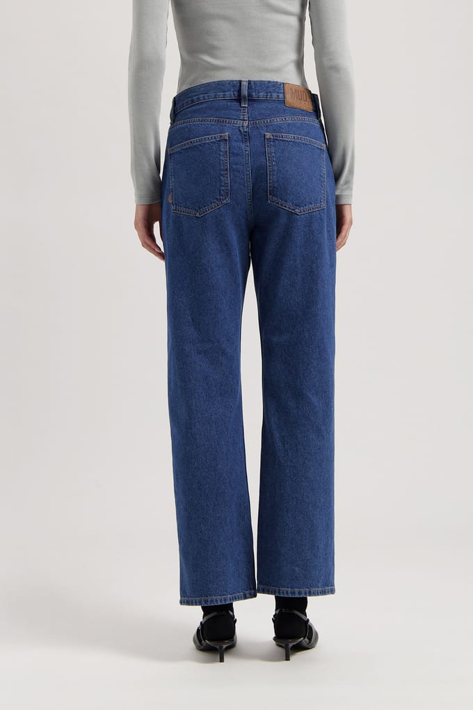 Mud Jeans Emma Low Loose - Medium Stone Medium Stone Taglia: W32L30 | Jeans straight fit Outlet | Donna