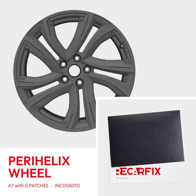 Tesla Model X - Velgschade patch Perihelix Wheel Incognito