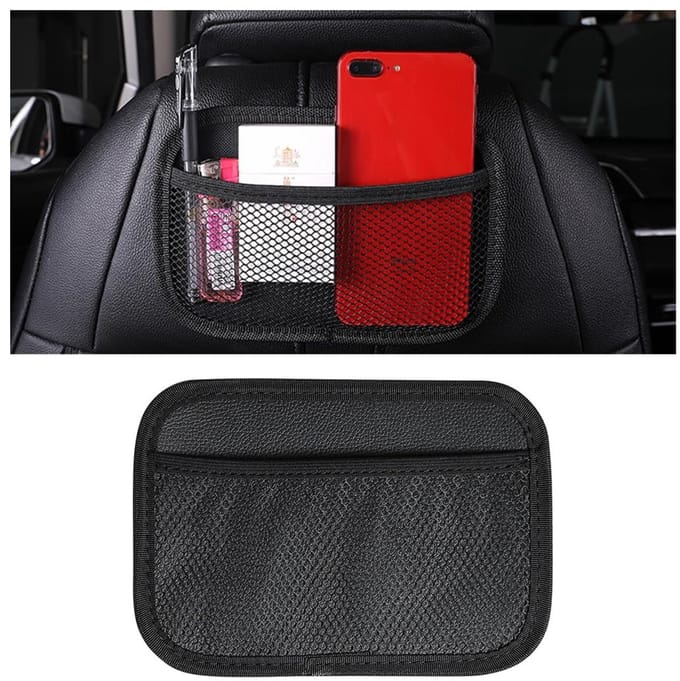 Store_9 - Auto Opslag Organizer - Multifunctioneel - Zwart - Telefoon Opslag Net - Ideaal voor Voertuigen - Ruimtebesparend