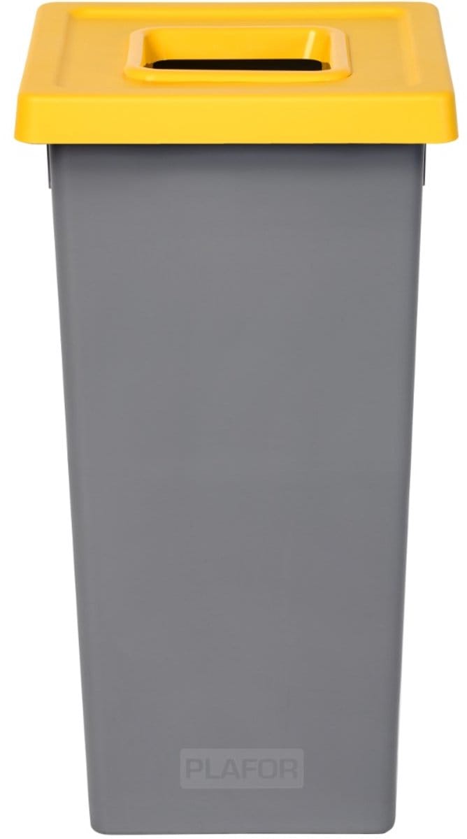Plafor - Fit Prullenbak 75l – Recycling – Geel