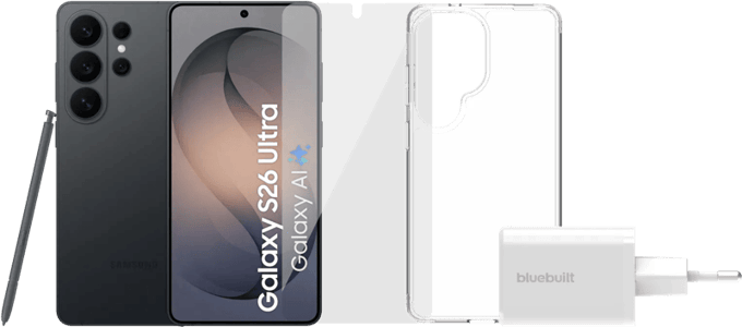Samsung Galaxy S26 Ultra 1TB Zwart 5G + Compleet Accessoirepakket