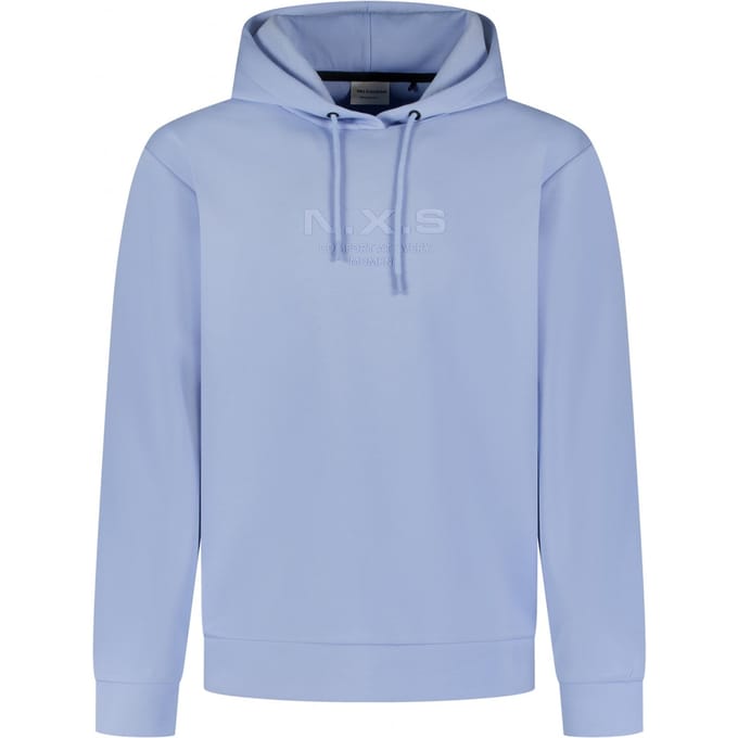 No Excess Sweater Full Zipper Hooded Interlock Blue Größe: M | Kaputzenpullis Outlet | Herren | Blau