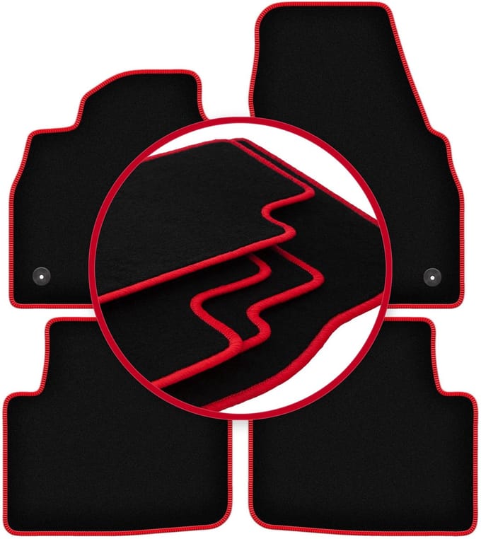 CARLUX-RED automatten voor: Skoda Scala hatchback (2019-)