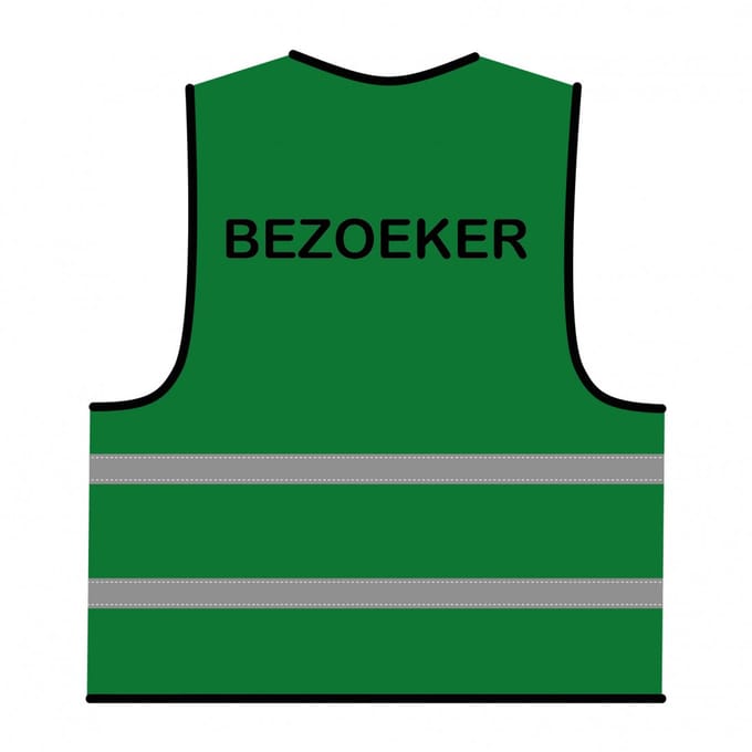 Bezoeker hesje groen