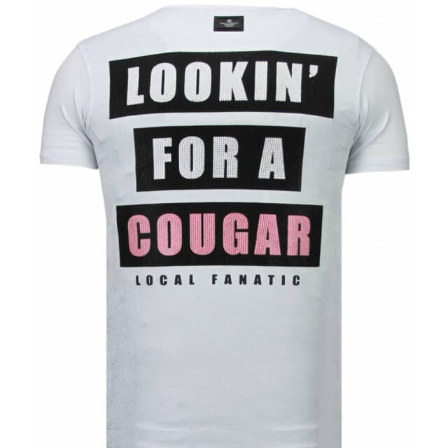 Local Fanatic Panther for a cougar rhinestone t-shirt