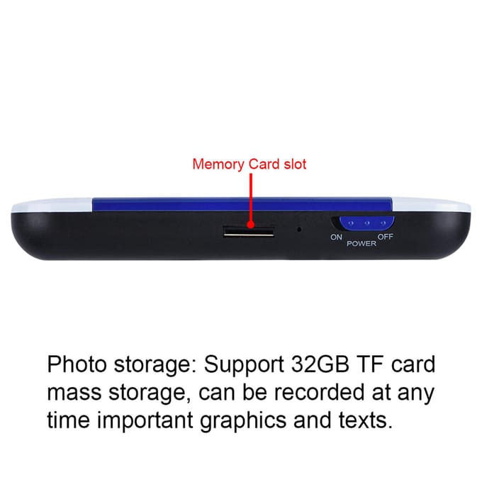 Loupe numérique LCD TFT 3,5 pouces Aide à la lecture électronique EU110‑ 32X Aide visuelle électronique EU Plug