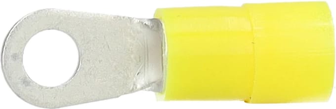 Cimco geïsoleerde ringkabelschoen vertind 4-6mm² M10 - geel per 100 stuks (180058)