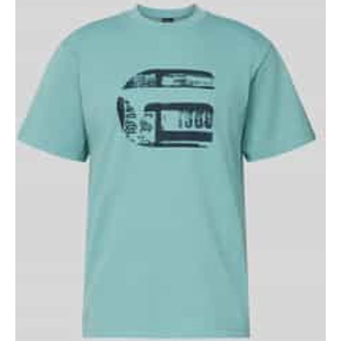 Regular fit T-shirt met logoprint Model 'icon'