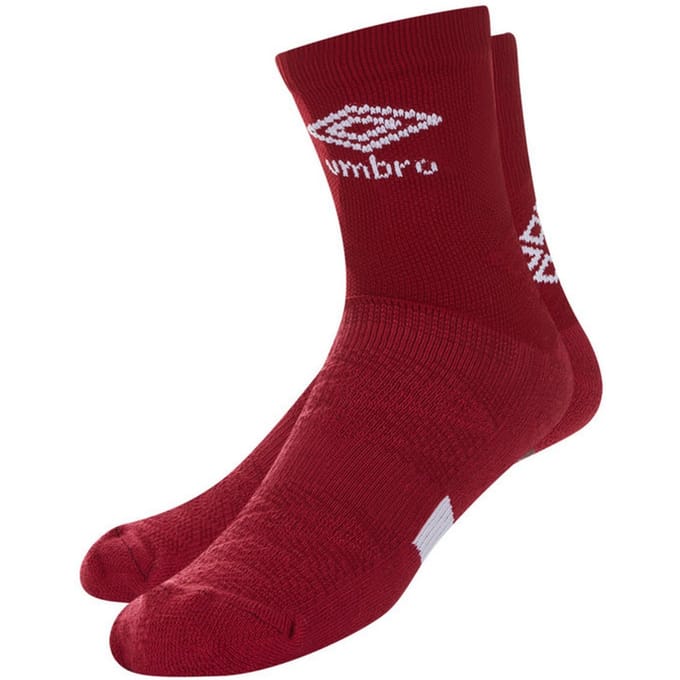 Umbro Heren Protex Gripped Enkelsokken (Nieuw Claret)