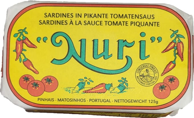 Sardines in pikante tomatensaus (Nuri)