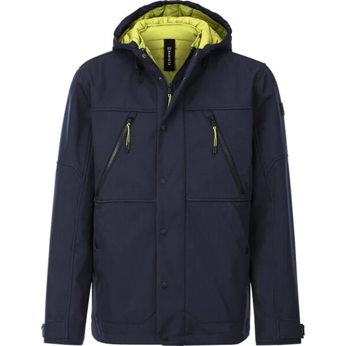Babista herren Softshelljack - 52 - donkerblauw - Plus Size