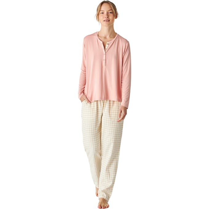 JJBEP0501 Bedrukte pyjama met lange mouwen voor dames
