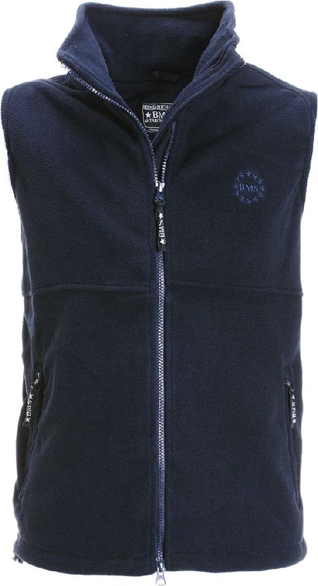 BMS Windsmoother fleecevest marineblauw