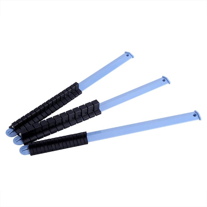3 stuks 1/4  3/8  1/2  Plastic Wandgemonteerd Dopopslagrek Verdeelrail Bak Houder Organizer gray