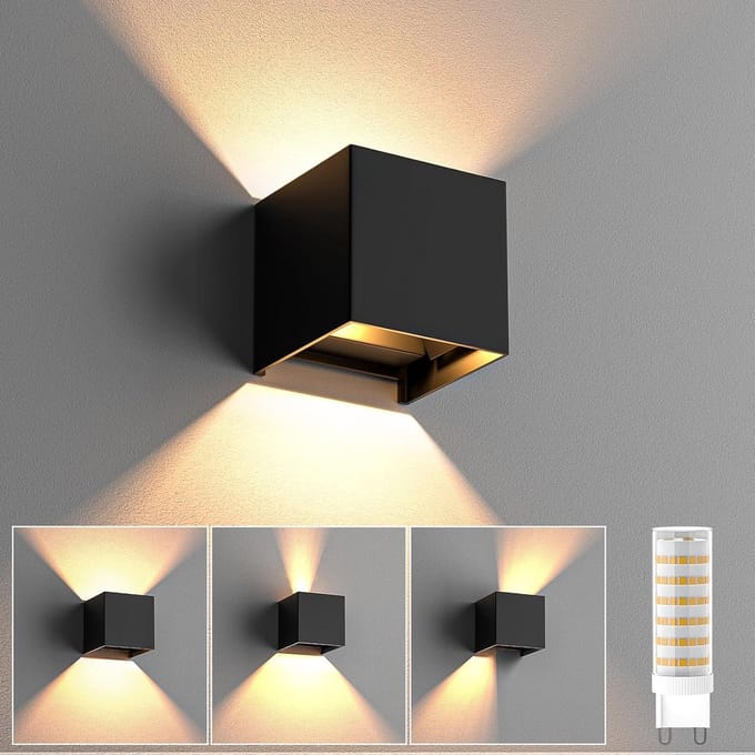 Verstelbare LED Wandlamp Buiten en Binnen met Vervangbare G9 Fitting