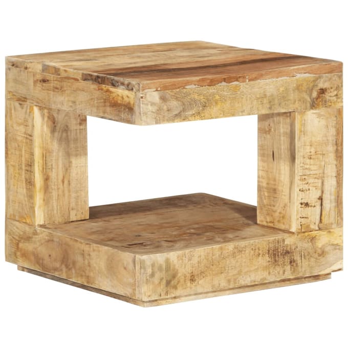 vidaXL - Salontafel - 45x45x40 - cm - massief - mangohout