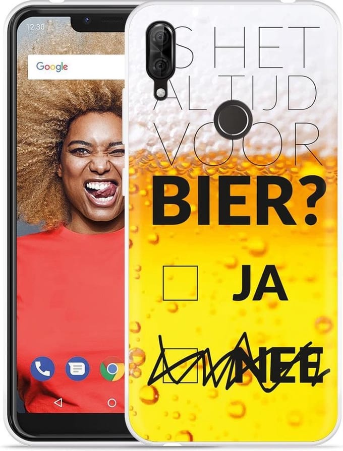 Wiko View 2 Plus Hoesje Is het al tijd voor bier?