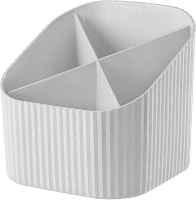 HAN pennenkoker - X-LOOP - 4-vaks - lichtgrijs - HA-17230-11