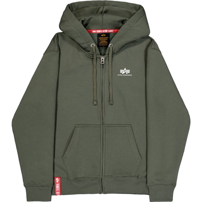 Hooded sweatshirt Alpha Industries Basic Zip