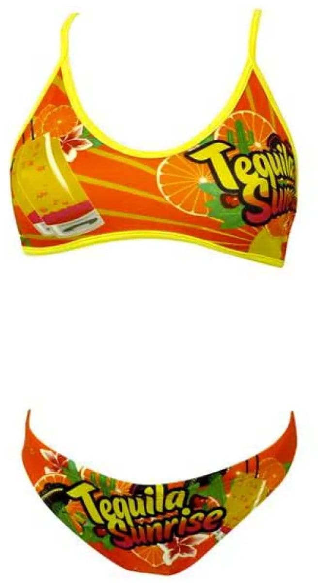 Turbo Tequilla Sunrise Bikini Oranje 9-10 Years Meisje