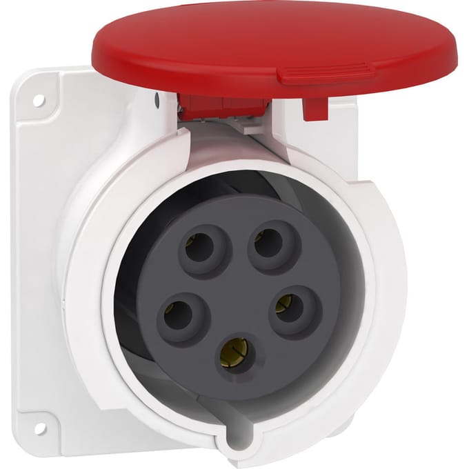 Schneider Electric Industriële Paneelstopcontact 32A 400V IP44 - PKF32G435