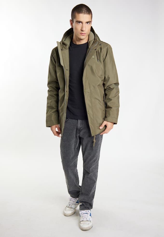TUFFSKULL Arctische winterjas Heren militaire olijf