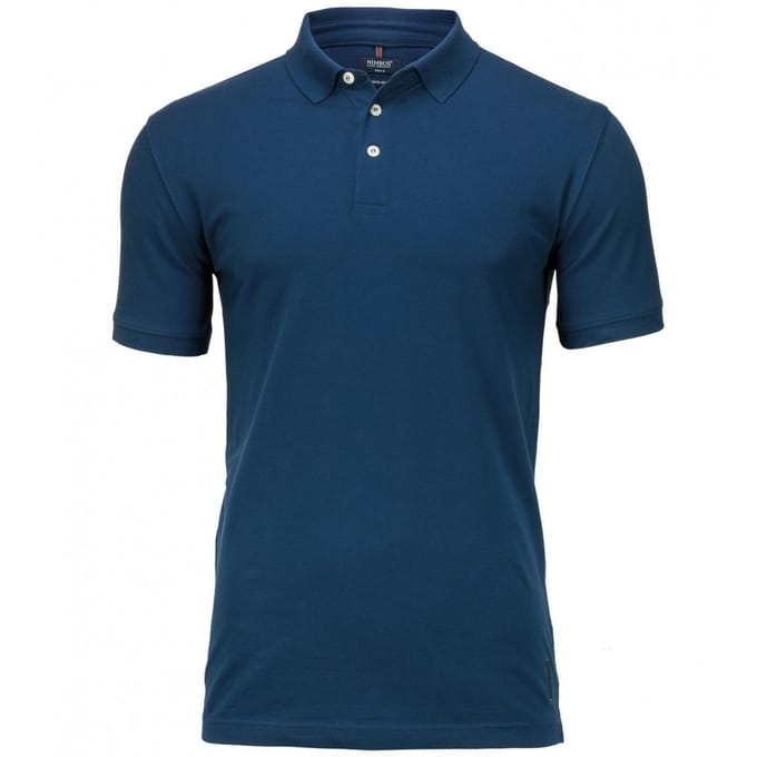 Nimbus Harvard Stretch Deluxe-poloshirt voor heren L indigo
