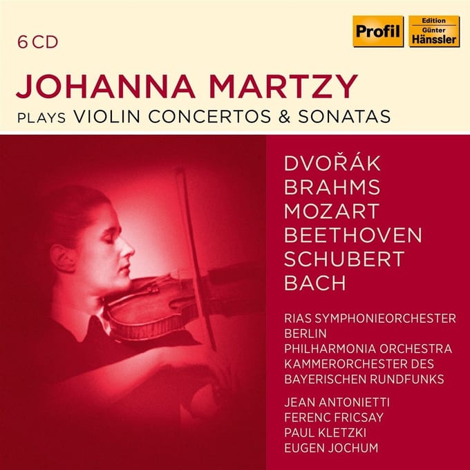 Johanna Martzy - Violin Concertos & Sonatas (6 CD) (Remastered)