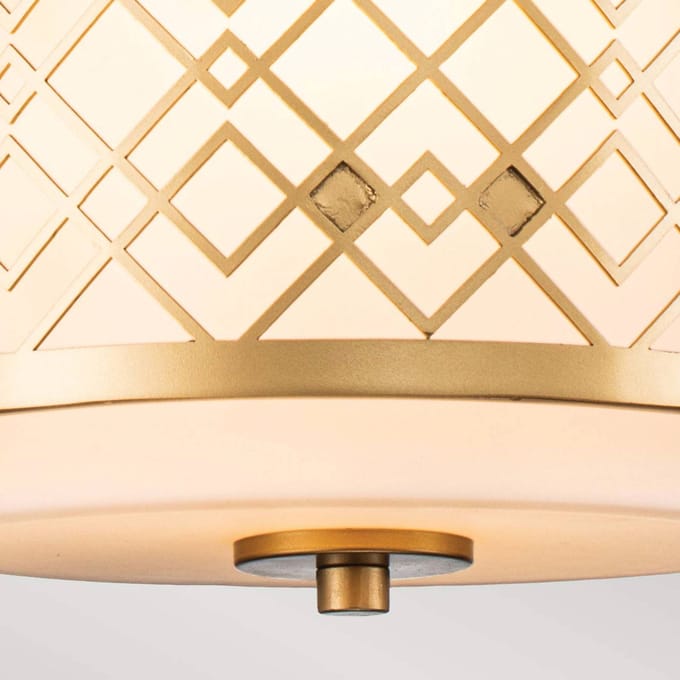 Elstead Lighting LED Hanglamp Ziggy | 1X E27 Max 40W | Dimbaar | Lacquered Gold