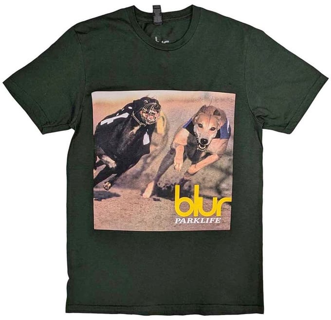 Blur - Parklife Album Heren T-shirt - S - Groen