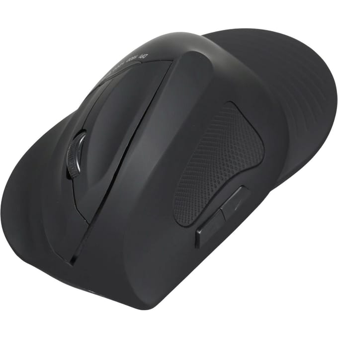 Souris optique sans fil 2.4G, verticale, 6 touches, ergonomique, pour bureau, avec 3 vitesses DPI réglables noir