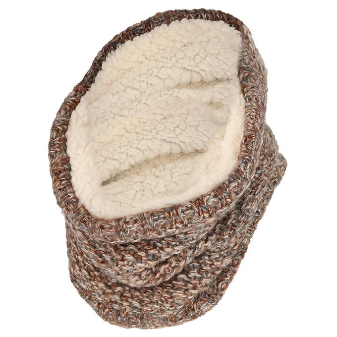 Sarlini - Ski Colsjaal Dames - One Size - Midden Bruin