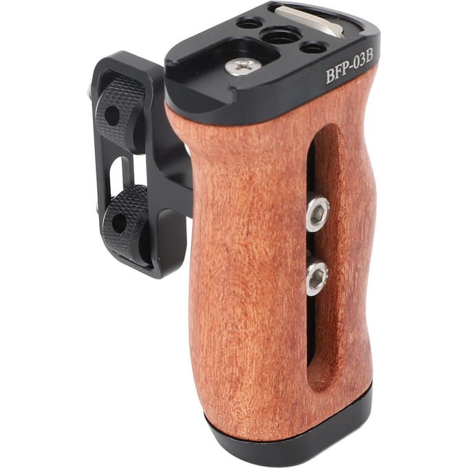 Camera Cage Zijhandgreep 14 Inch Schroefbevestiging Glijgootstructuur Ergonomisch Ontwerp Camera Cage black
