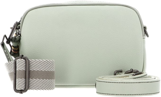 FREDsBRUDER Leren Schoudertas Bestie Camera Bag Light Matcha green Mintgroen