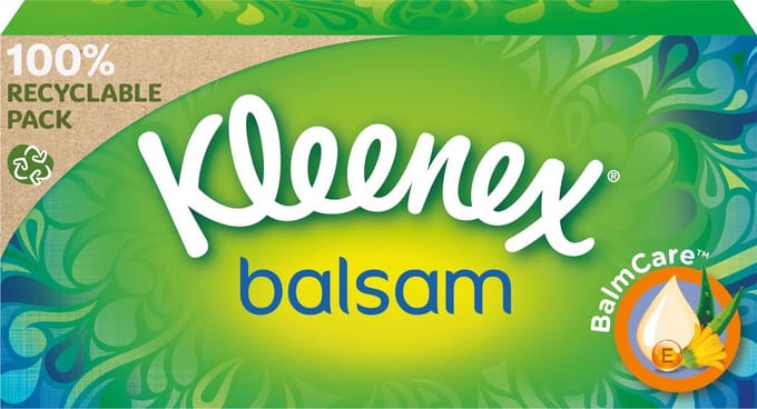 KLEENEX BALSAM ZAKDOEKEN TRAY 16x