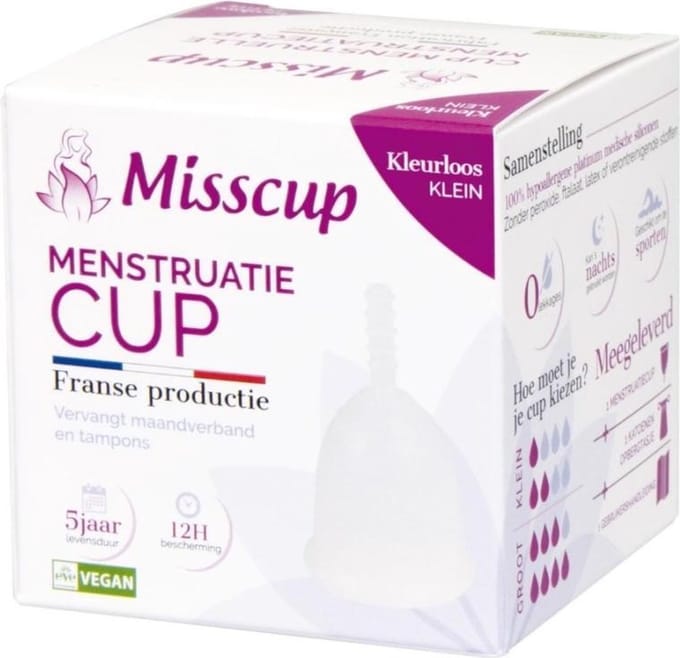 Eco Conseils Misscup Menstruatie Cup Groot Kleurloos (1 stuk)