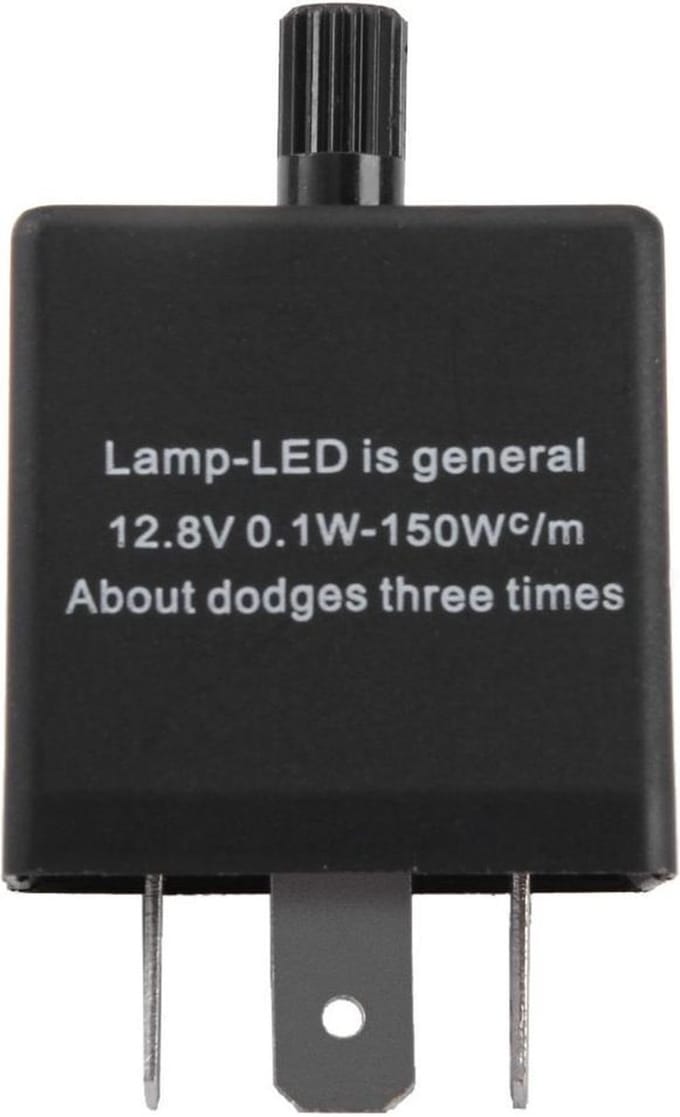 CF13 Regelbaar LED Relais voor led knipper lichten