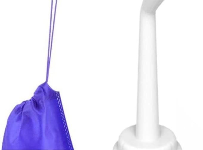 Mobiele Bidet + Accessoires - Peri Bottle - Draagbare Bidet - 2 Sproeikoppen - 500 ML