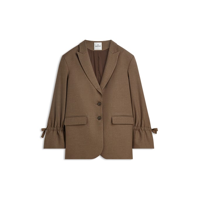 Summum Blazer Twill Melange Blazers Taupe 1s1330-12481